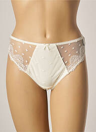 Tanga tissage tulle beige FANTASIE femme