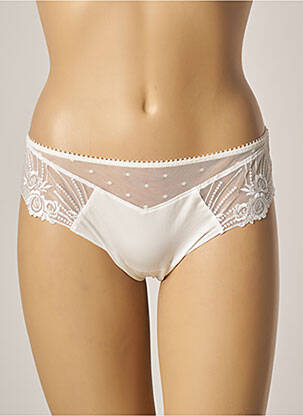 Tanga micro fibres beige ANTINEA femme
