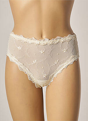 Culotte haute tissage tulle beige EPRISE BY LISE CHARMEL femme