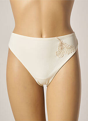 Tanga tulle transparent beige EPRISE BY LISE CHARMEL femme