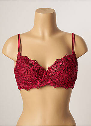 Soutien-gorge tissage dentelle rouge WACOAL femme