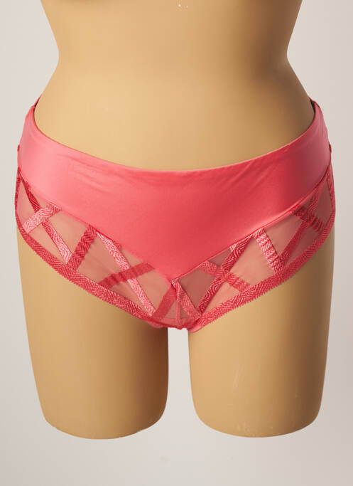 Shorty broderie rose LOUISA BRACQ femme