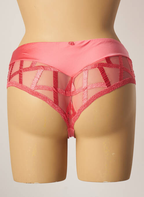 Shorty broderie rose LOUISA BRACQ femme