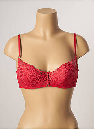 Soutien-gorge légère et transparente haut soutien-gorge moulé rouge ANTINEA femme
