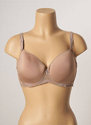 Soutien-gorge haut soutien-gorge moulé haut soutien-gorge moulé marron LUNA femme