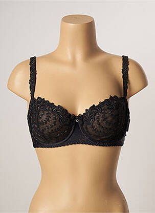 Soutien-gorge légère et transparente haut soutien-gorge emboitant noir LOUISA BRACQ femme