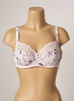 Soutien-gorge tissage dentelle haut soutien-gorge emboitant rose FANTASIE femme