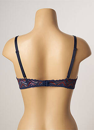 Soutien-gorge légère et transparente haut soutien-gorge emboitant bleu ANTIGEL femme