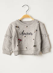 Sweat-shirt gris MARESE pour fille seconde vue