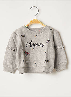 Sweat-shirt gris MARESE pour fille