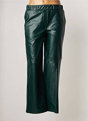 Pantalon large poches taille normale vert EMA BLUE'S femme