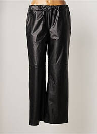 Pantalon large poches taille normale noir EMA BLUE'S femme