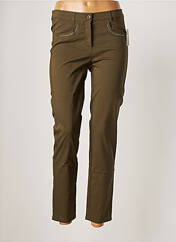 Pantalon 7/8 vert FRANK WALDER pour femme seconde vue