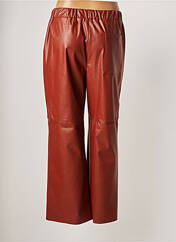 Pantalon large orange EMA BLUE'S pour femme seconde vue