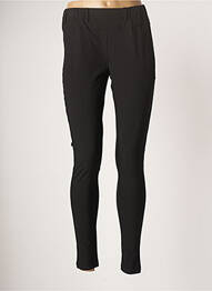Pantalon chino taille normale taille normale noir KAFFE femme
