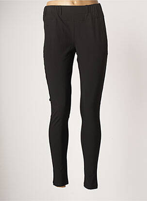 Pantalon chino taille normale taille normale noir KAFFE femme