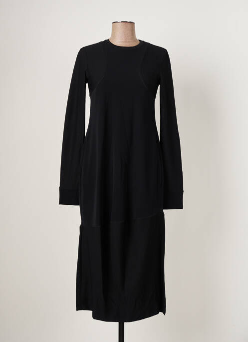 Robe mi-longue noir HIGH pour femme