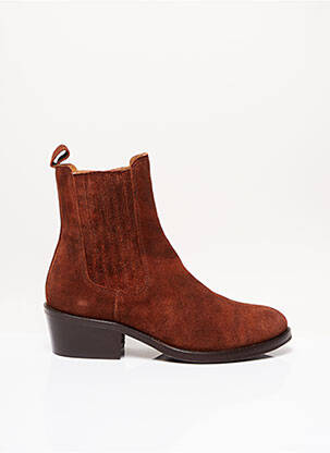 Bottines/Boots marron REQINS pour femme