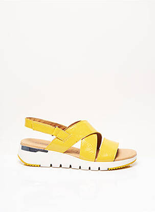Sandales/Nu pieds jaune CAPRICE pour femme