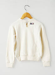 Sweat-shirt beige B-NOSY pour fille seconde vue