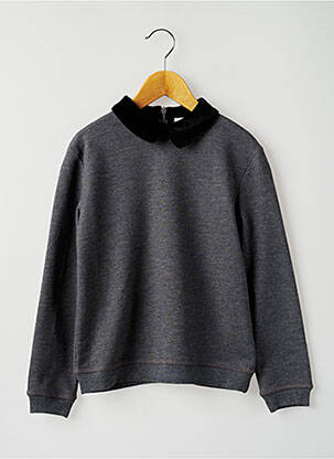 Sweat-shirt gris MINI MOLLY pour fille