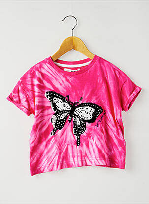 T-shirt rose DESIGUAL pour fille