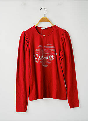 T-shirt rouge MAYORAL pour fille