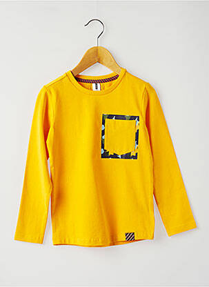 T-shirt jaune B-NOSY pour garçon
