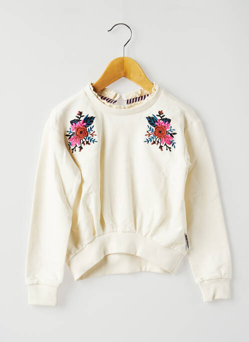 Sweat-shirt beige B-NOSY pour fille