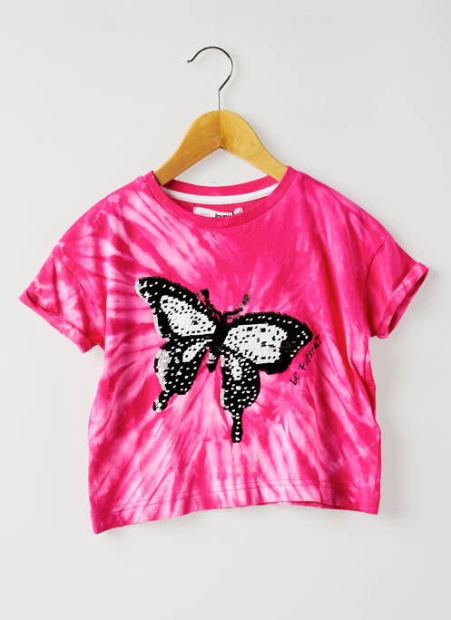 T-shirt rose DESIGUAL pour fille