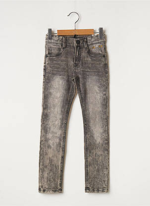 Jeans coupe slim gris IKKS pour garçon