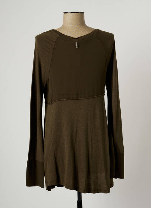 Tunique manches longues vert DEHA pour femme