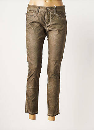 Pantalon slim stretch taille normale vert SO SOON femme
