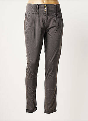Pantalon slim taille normale taille normale gris NOT THE SAME femme
