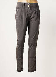 Pantalon slim taille normale taille normale gris NOT THE SAME femme