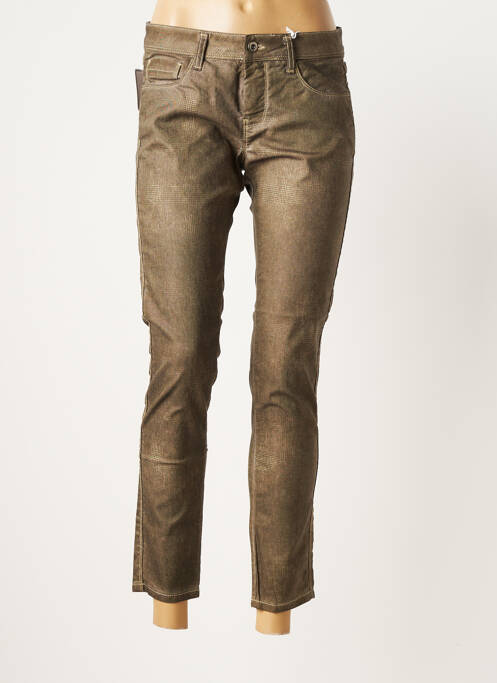 Pantalon slim stretch taille normale vert SO SOON femme