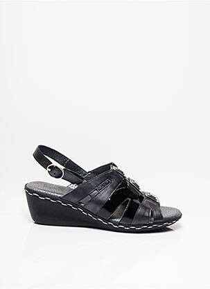 Sandales/Nu pieds noir GEO-REINO pour femme