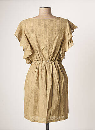 Robe mi-longue manches courtes manches courtes vert MOLLY BRACKEN femme