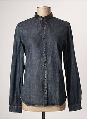 Chemisier coupe cintrée manches longues bleu THE KOOPLES femme