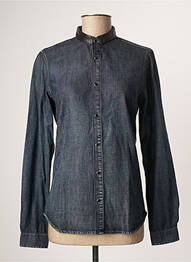 Chemisier coupe cintrée manches longues bleu THE KOOPLES femme