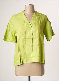 Chemisier manches courtes manches courtes vert COMPTOIR DES COTONNIERS femme