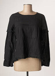 Blouse col rond manches longues noir VOLCOM femme