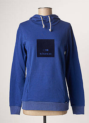 Sweat-shirt à capuche bleu EIDER pour femme