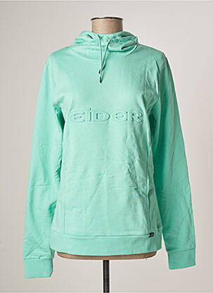 Sweat-shirt à capuche vert EIDER pour femme