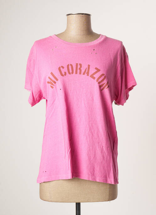 T-shirt rose BILLABONG X SINCERELY JULES pour femme