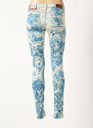 Pantalon slim taille basse taille basse bleu TOMMY HILFIGER femme