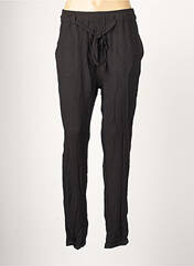 Pantalon droit noir DEELUXE pour femme seconde vue
