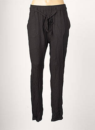 Pantalon droit noir DEELUXE pour femme