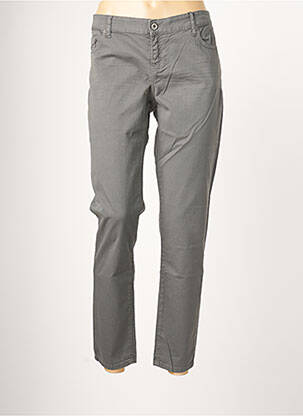 Pantalon slim gris SUN VALLEY pour femme