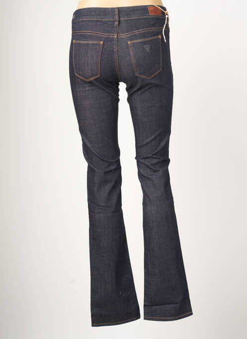 Jeans coupe droite bleu GUESS pour femme